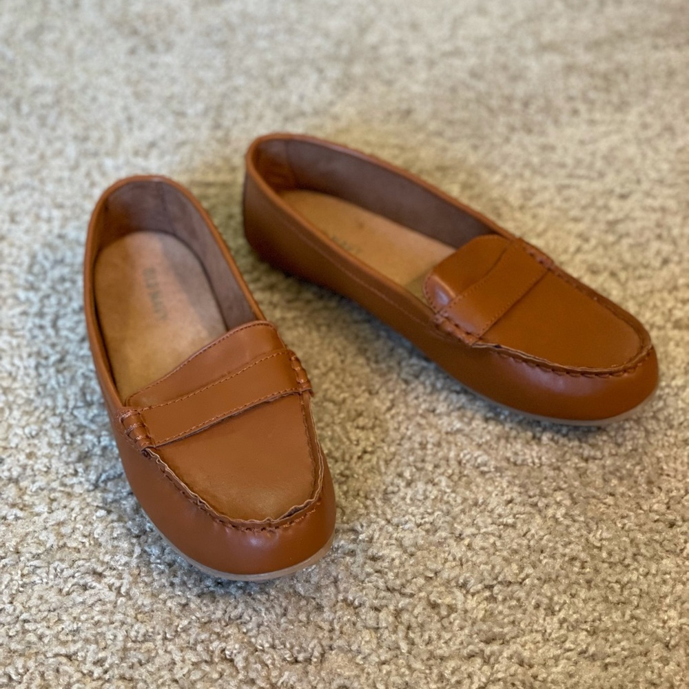 Brand New Faux Leather Driving Mules/Loafers